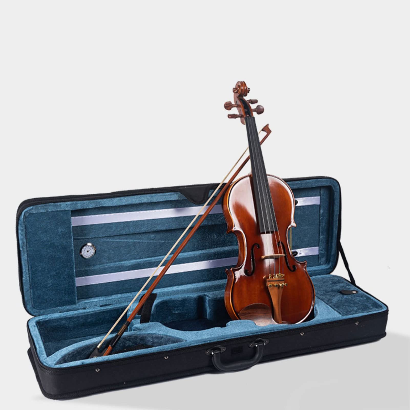 Violino Acustico in Legno, Violino per Studenti, Violini for principianti, kit for principianti for studenti con custodia rigida, colofonia, archetto - violino for principianti, corde di legno(1/4)