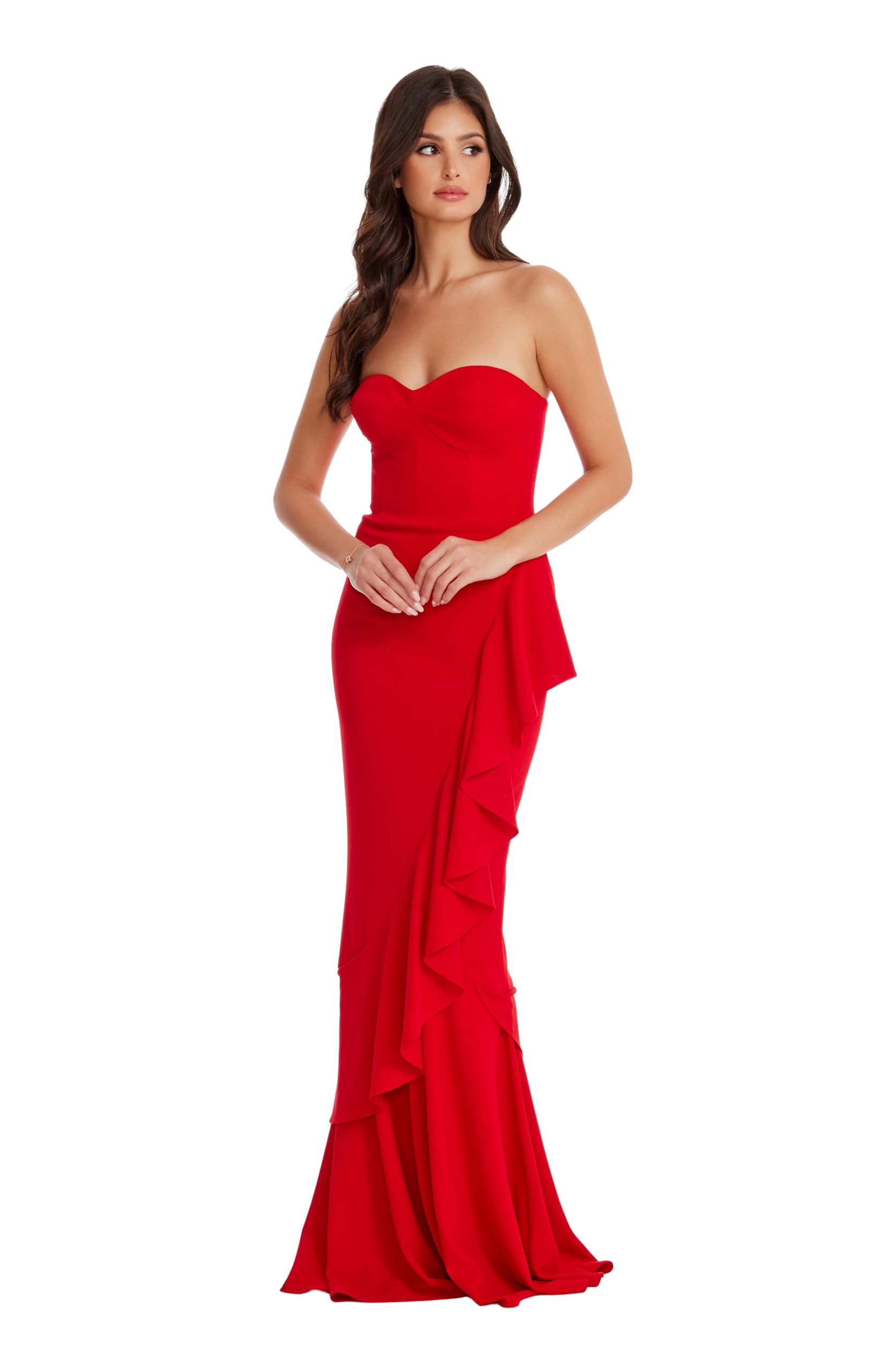 Dress The Population Women's Paris Bodycon Maxi Dress