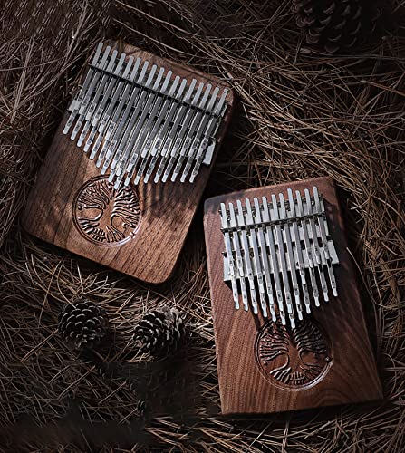 LEOSHI 24/34 Noyer Noir Kalimba Piano À Pouce Clé, Corps Piano À Doigt du Poche, Clavier De Percussion des Doigts avec… - Les Beatles, Paul McCartney, John Lennon, RIngo Starr, George Harrison LEOSHI 24/34 Noyer Noir Kalimba Piano À Pouce Clé, Corps Piano À Doigt du Poche, Clavier De Percussion des Doigts avec… – Image 8