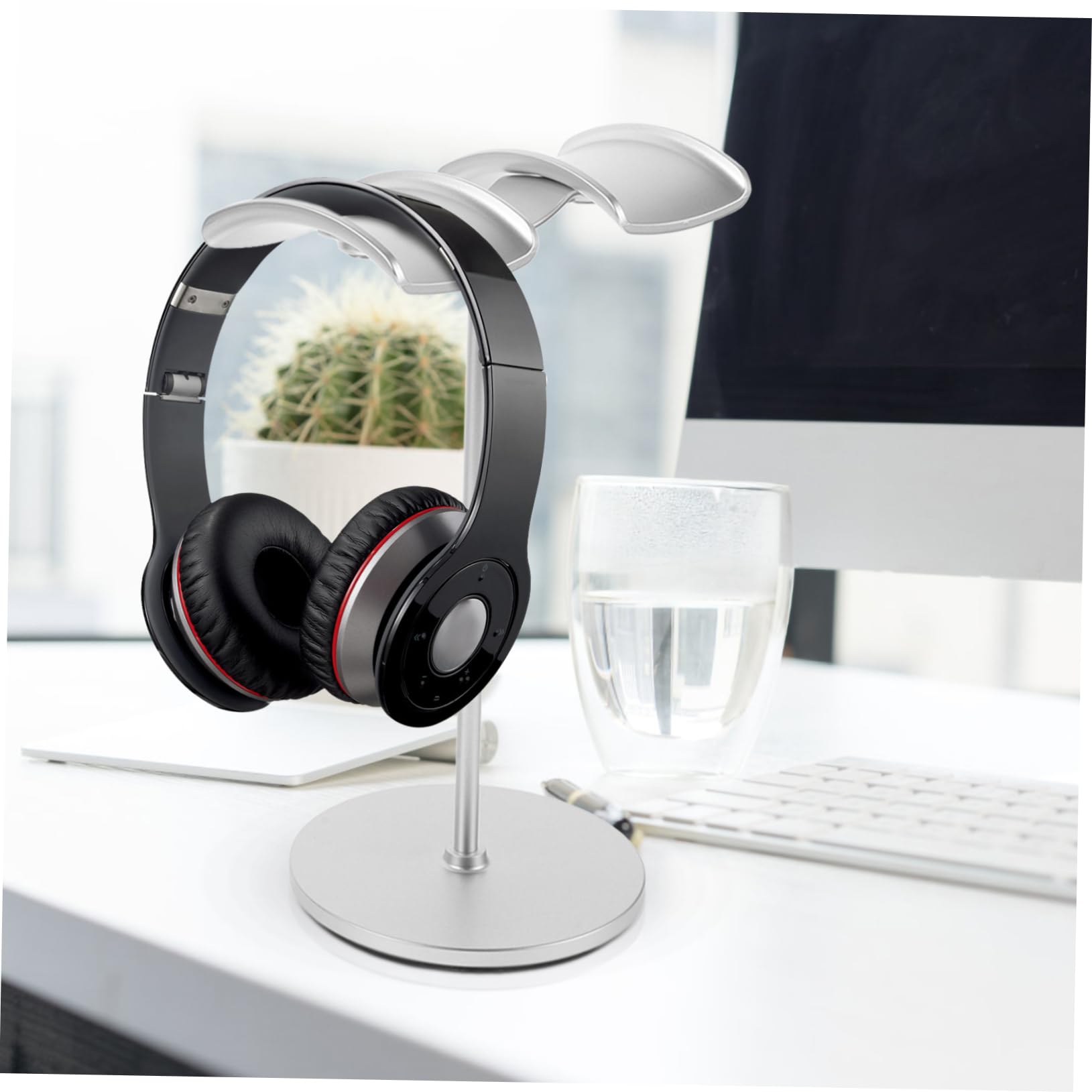 2pezzi Stand Per Cuffie in Plastica Supporto Per Cuffie Da Tavolo Gancio Per Wireless Accessorio Per Da Gioco Per Appoggio