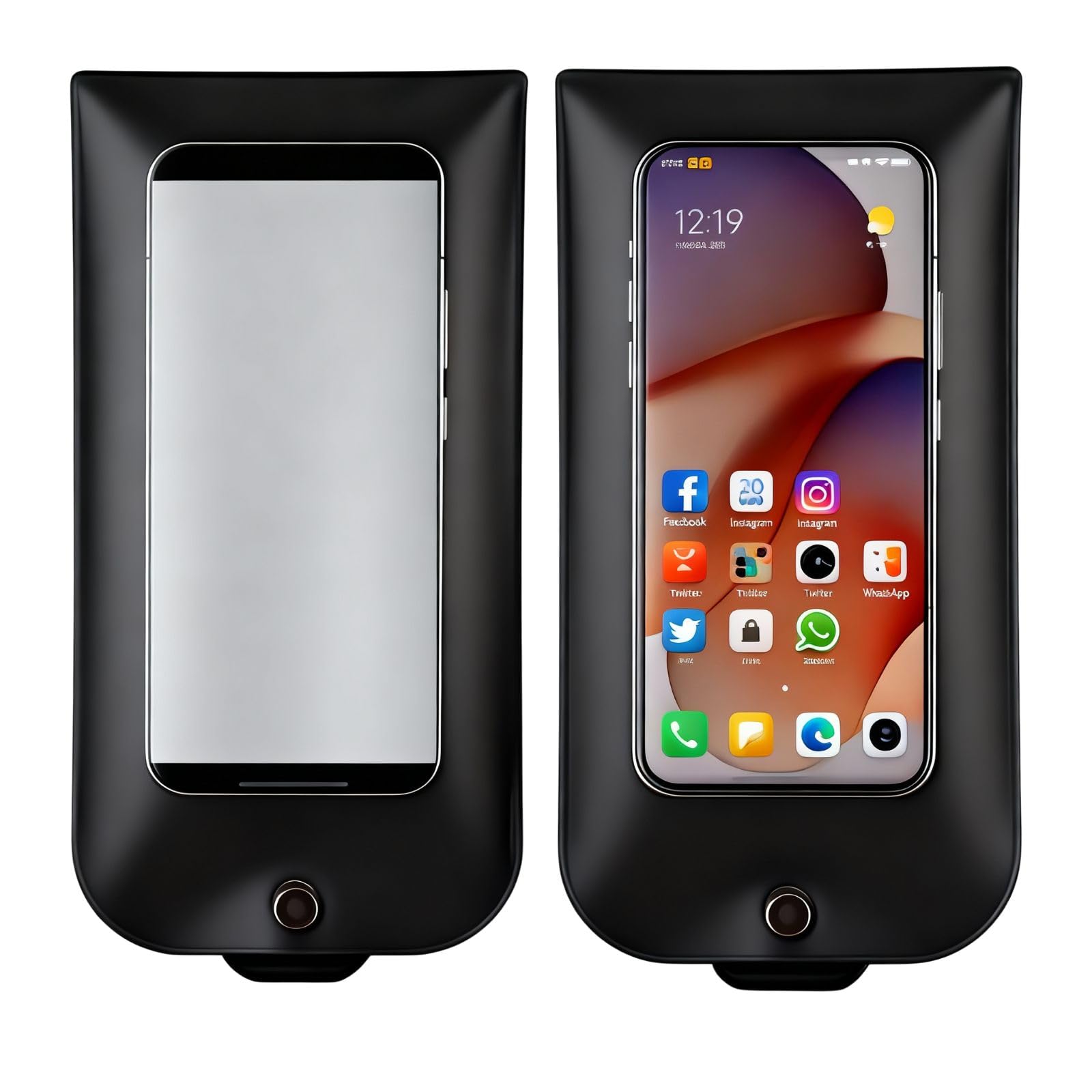 Photo 1 of Privacy Phone Bag, 50 Packs Anti-Camera Pouch with Locks | No Photography Phone Bag for Wedding Party, Business & Events (Fits 6.9")