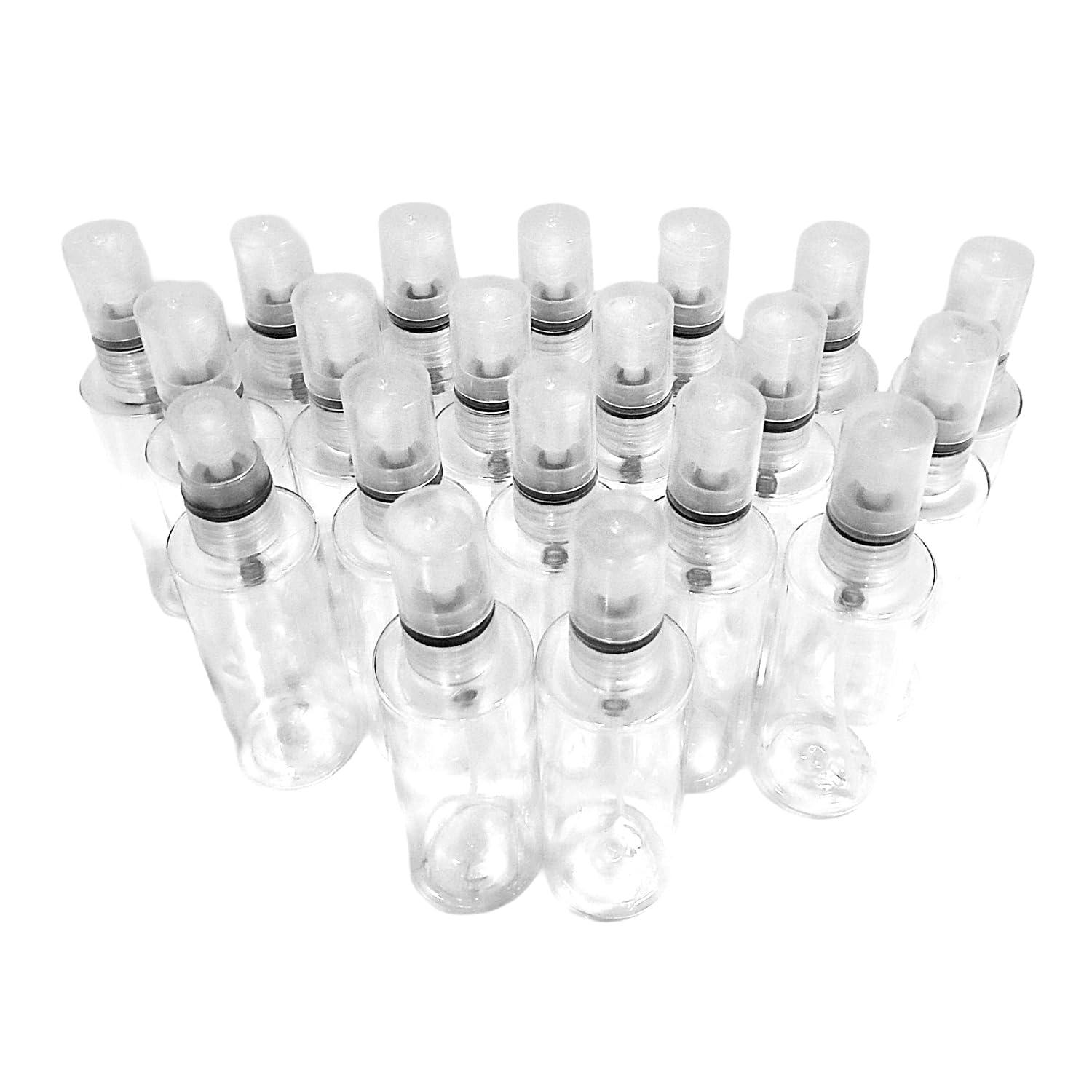 PET Empty 30 Ml Clear/Transparent Mini Pocket Pen Spray Bottles Refillable Bottle Sanitizer, Perfume, Attar, Lotion, Essential Oils, Aromatic Water, Blend (Set of 20)-image-28