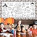 Leezead 32.8 Feet Halloween Bulletin Board Borders, Cute Ghost Scalloped Border Boo Ghost Trim Border Roll for Halloween Home Office Classroom Bulletin Boards Chalkboard Wall Window Decor