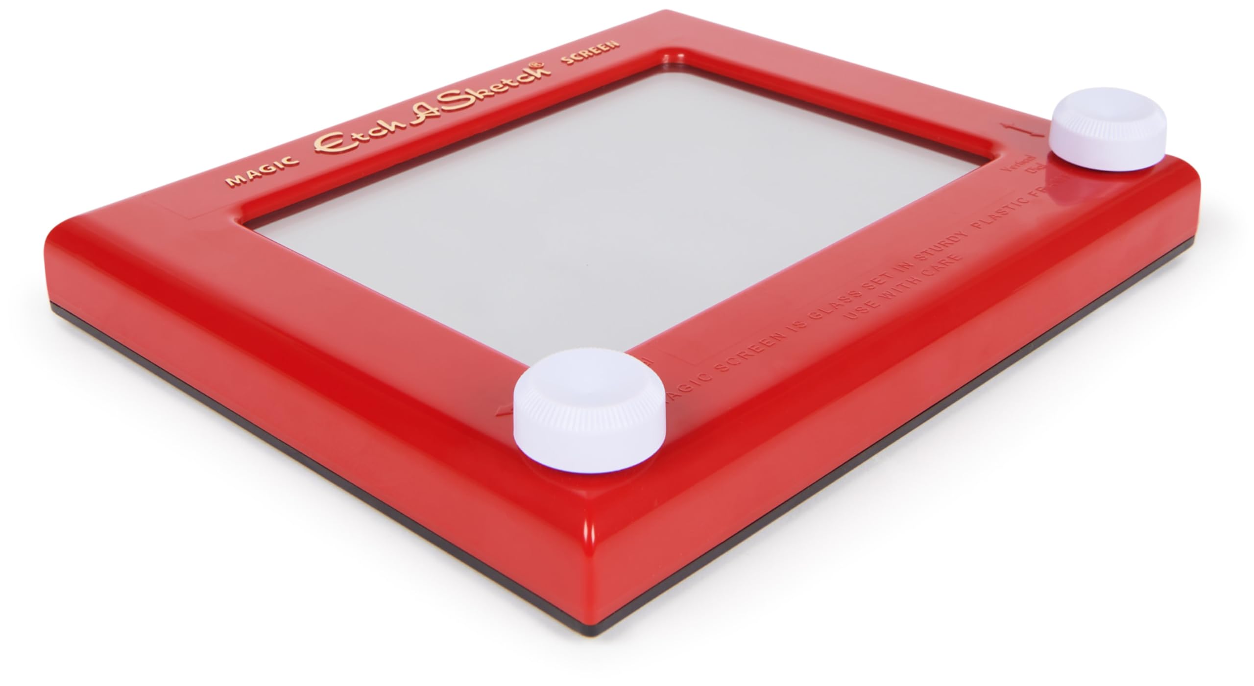 ETCH A SKETCH - ORIGINAL MAGIC SCREEN - PIZARRA MAGNETICA INFANTIL - con 86% de Plástico Reciclado - Juegos de Creatividad Comprometidos con el Medio Ambiente - 6066719 - Juguetes Niños 3 Años +