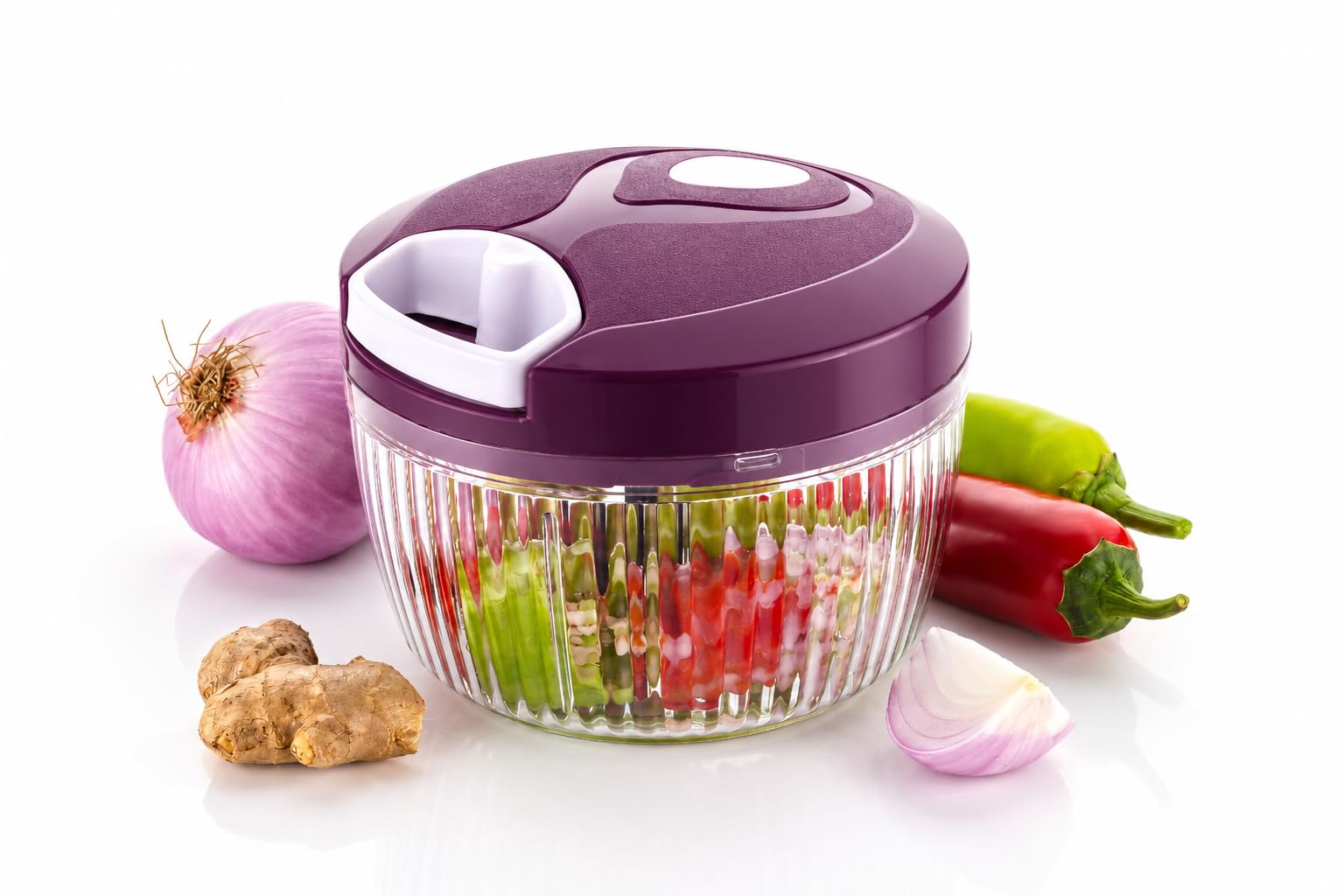 Nirency Manual Vegetable Chopper - Onion Cutter -7