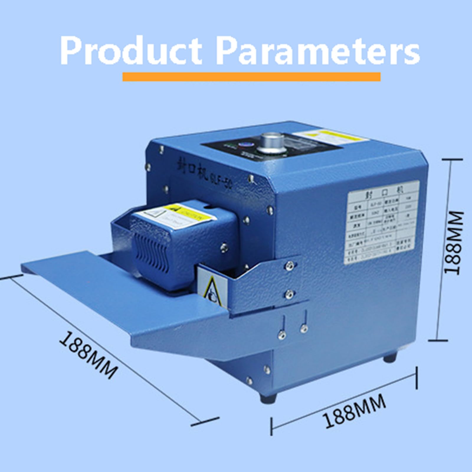 Sigillatrice automatica continua a nastro | Confezionatrice automatica per alimenti da 300 W | Sigillatrice termica da 5 m/min per sacchetti di plastica
