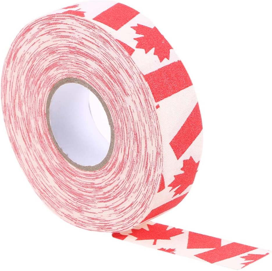 SUPVOX 2pcs Cotton Hockey Stick Tape Hockey Stick Wrapper Color Printed Sticky Tape Spots Tape for Hockey Stick