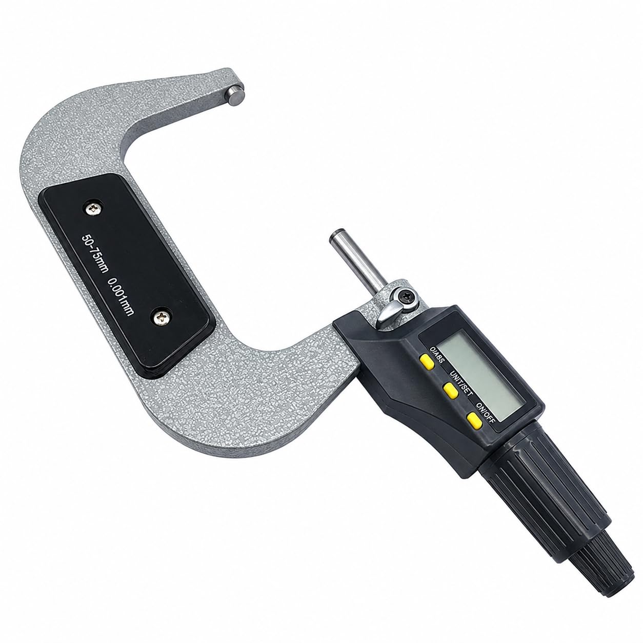 Juego de micrómetros digitales, herramienta de medición de 0 a 100 mm, 4 piezas de acero inoxidable y plástico, medición precisa con precisión de 0,001 mm para mecánica y proyectos de bricolaje