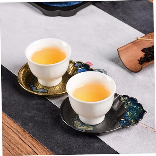 Miniatura 8 de Cabilock 2 tazas de vino para restaurante de cocina decoración de habitación almohadilla de zinc bebida café taza caliente accesorio de aleación