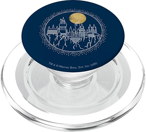 Harry Potter Hogwarts Full Moon Line Art PopSockets MagSafe PopGrip para iPhone disponible en Yaxa Colombia