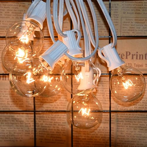 Miniatura 5 de Bombillas de repuesto G40 de 5 W, bombilla de globo transparente para candelabros E12 C7, bombillas regulables de 1.5 pulgadas para decoración de