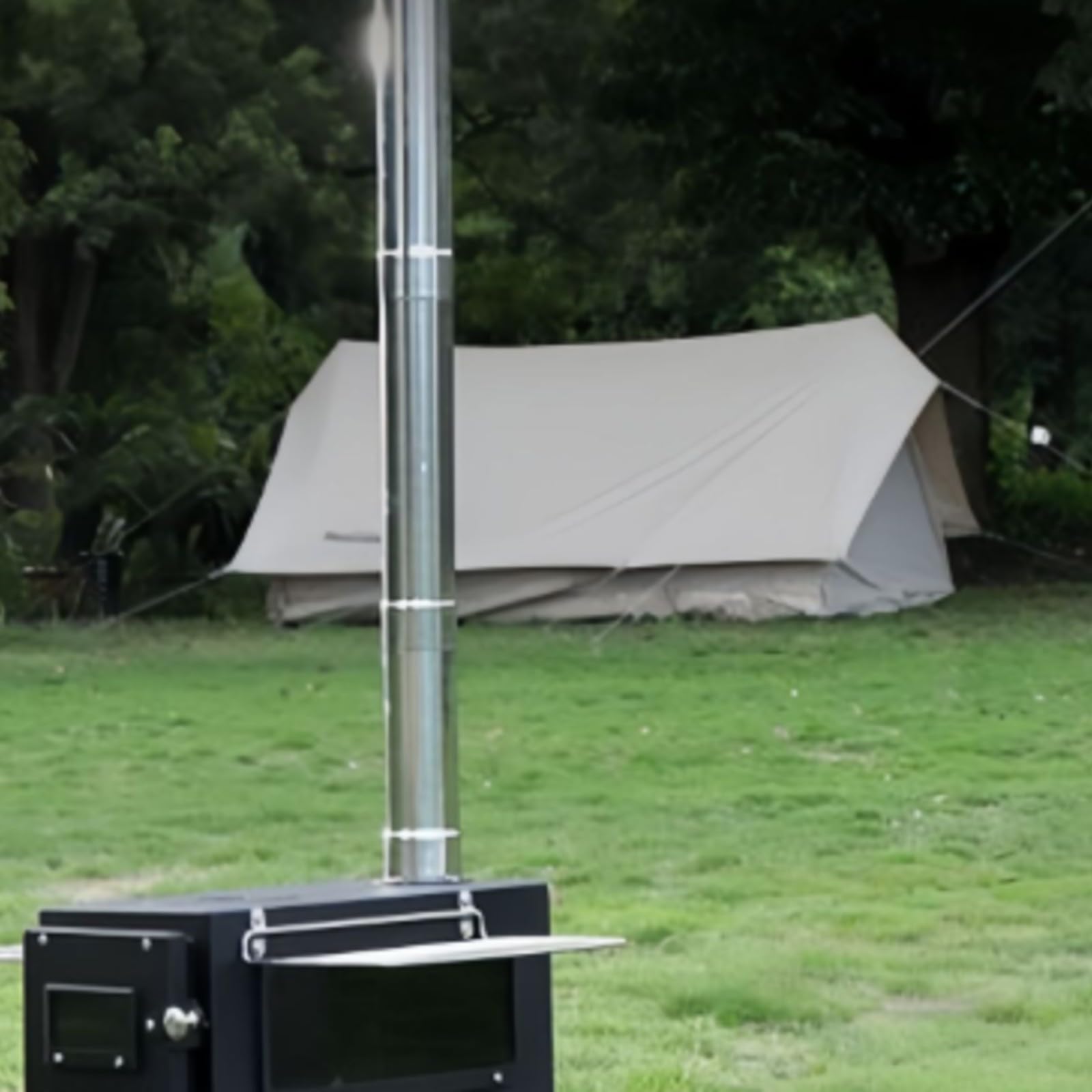 5 Piezas Conducto Chimenea Cilíndrico