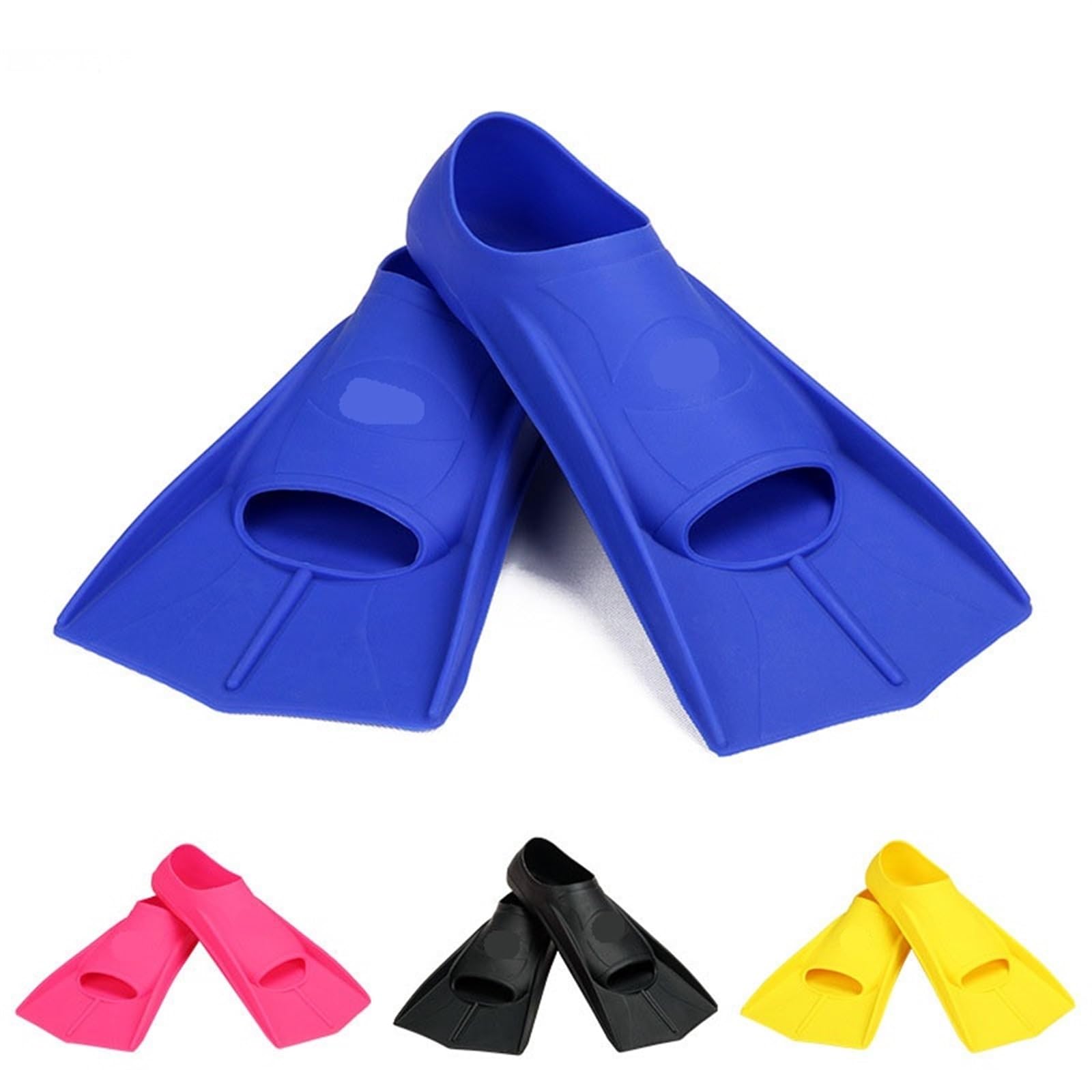 Aletas de Buceo Cortas Silicona elásticas Suaves Unisex, Antideslizantes, for y esnórquel, Herramienta for natación en la Playa al Aire Libre para natación