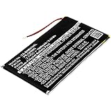 Sisawia Replacement Battery for Barnes & Noble BNRV510,Nook Glowlight Plus 2015,PR-285083,1500mAh
