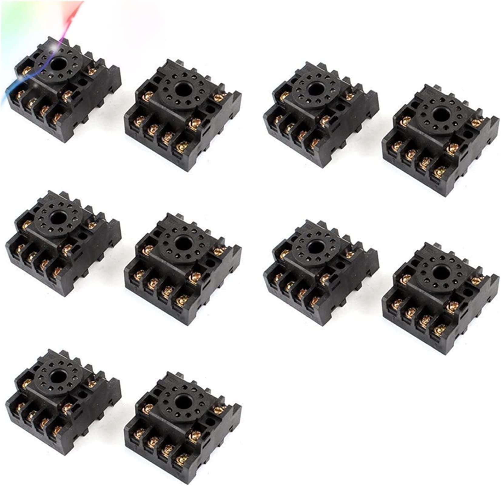 AQHYEBNSR Relay 10pcs PF113A 11-Pin 11P Mount Base for JTX-3C