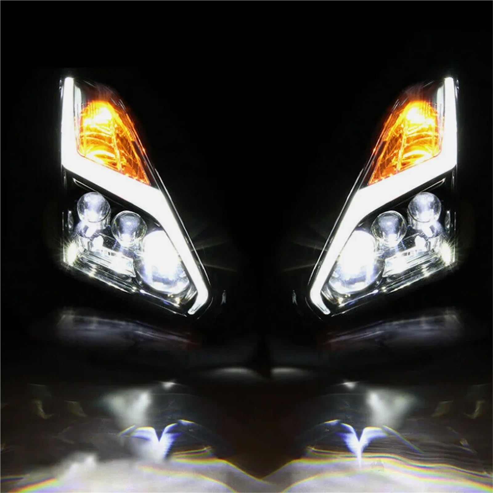 Faro Fanale Proiettore Per Nissan R35 Per GTR Coupe 2 Porte 2009-2022 Coppia Fari Anteriori A LED FDRL Gruppo Fari Proiettore Gruppo Fari
