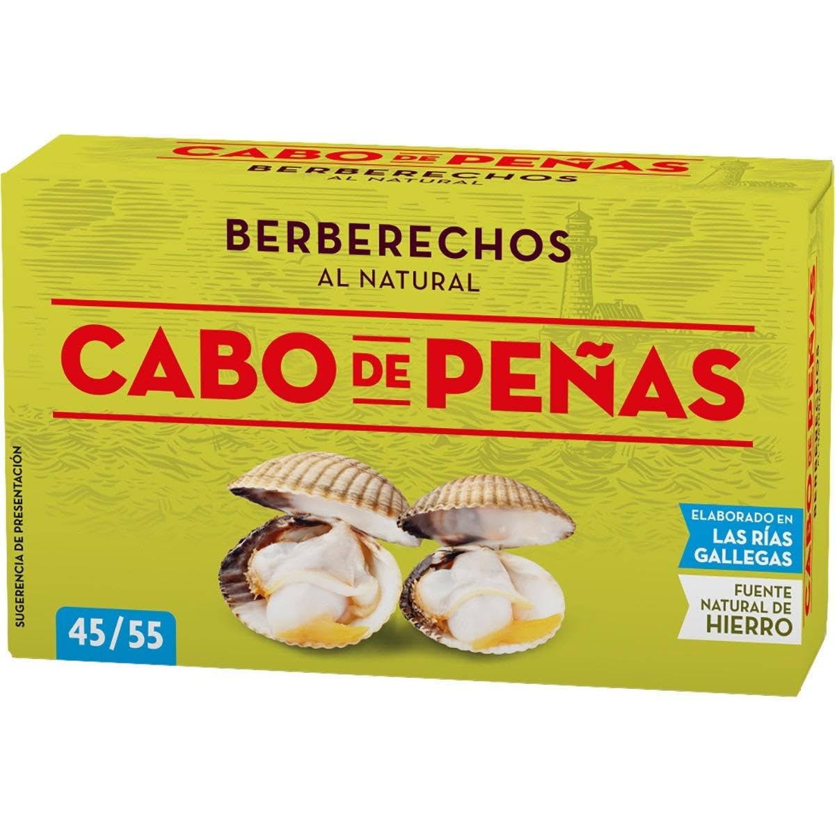 CABO DE PEÑAS KLEINE HERZMUSCHELN, HERGESTELLT IN DER GALIZISCHEN RÍAS DOSE 6x111G