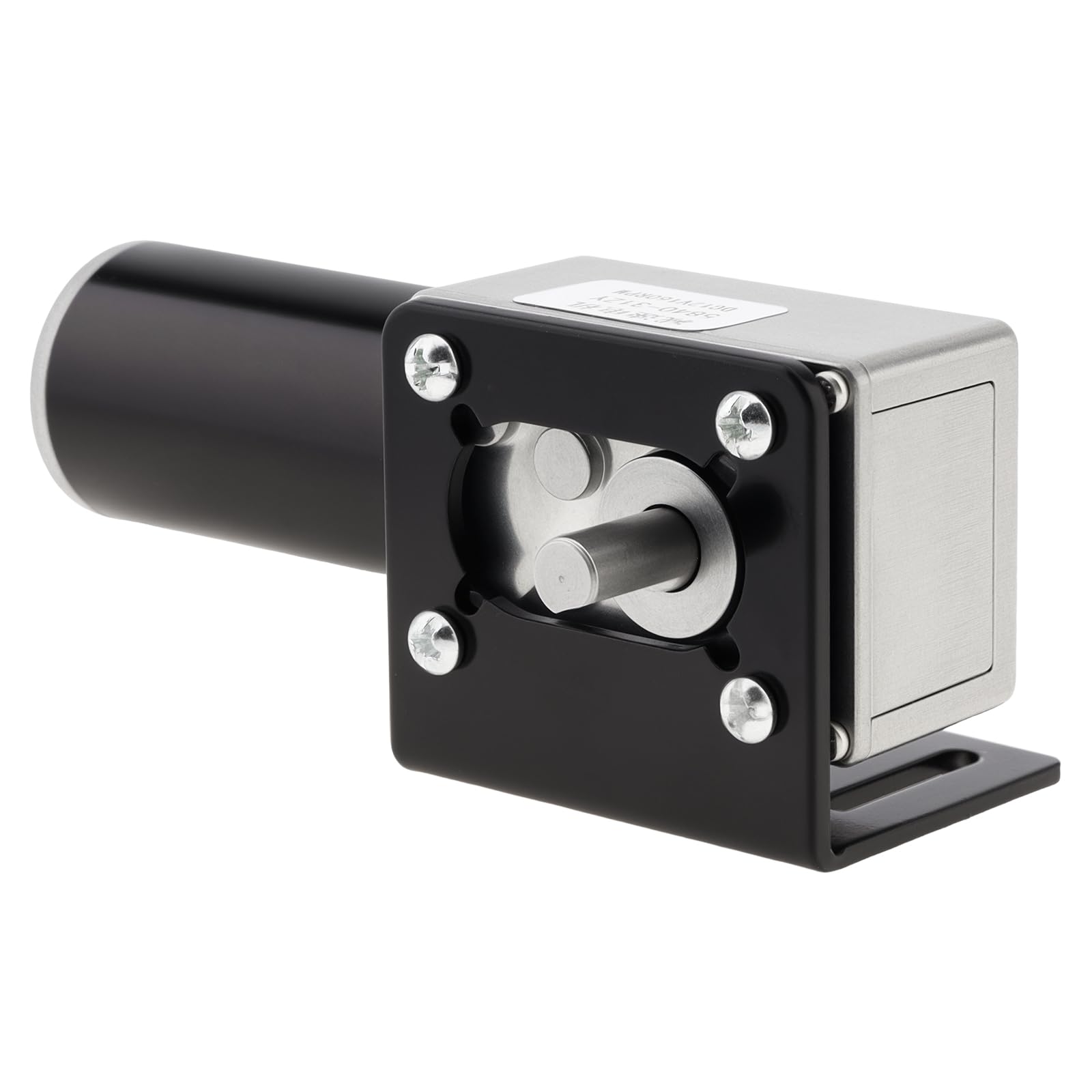 Motor de engranajes helicoidales de 12 V CC, 40 rpm, autobloqueo y reversible, mini motor eléctrico de imán permanente con soporte 5840-31ZY