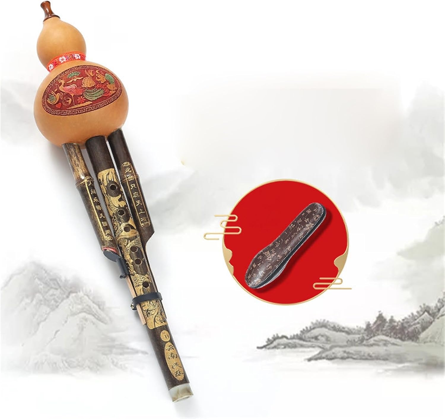 フルシ楽器 Hulusi楽器CキーBフラットアンチフォール初心者プロパフォーマンス(Type 7)