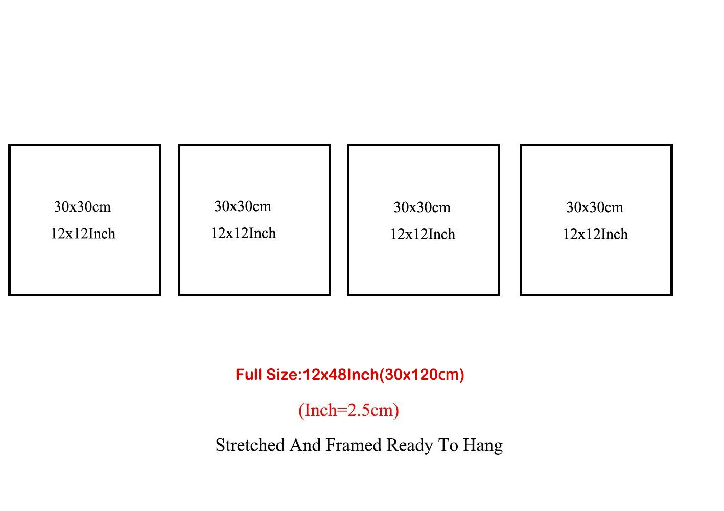 LKY ART Red Wall Art Elegant Poppy Red Flower Wall Art Plant Abstract Art Poppy Canvas Wall Art Painting Picture For Living Room Wall Decor Wood Frame Stretched Easy To Hang 4 Panel 12x12x4