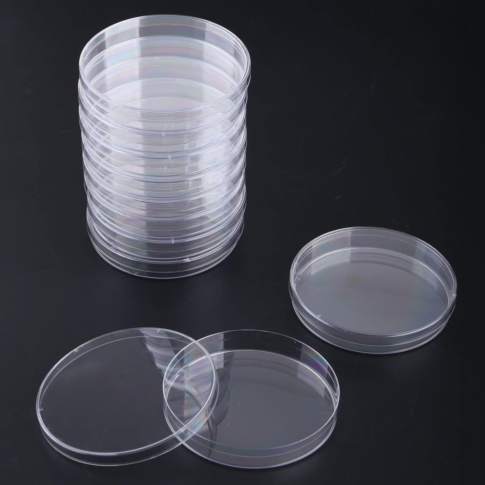 SZYDD 10Pcs/Pack 90 x 15mm Petri Dishes for Plate Yeast