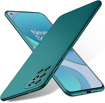 Bastmei for OnePlus 8T + 5G Case, Extremely Light Ultra-Light Super Slim Camera Protection Hard PC Cover Case for OnePlus 8T + 5G Gravel Green