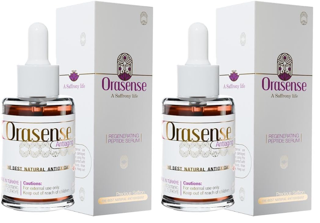 Peptit Serum 30 ml - Safran Özlü Yenileyici Ton Eşitleyici Antioksidan Koruyucu Vegan (2 paketi)