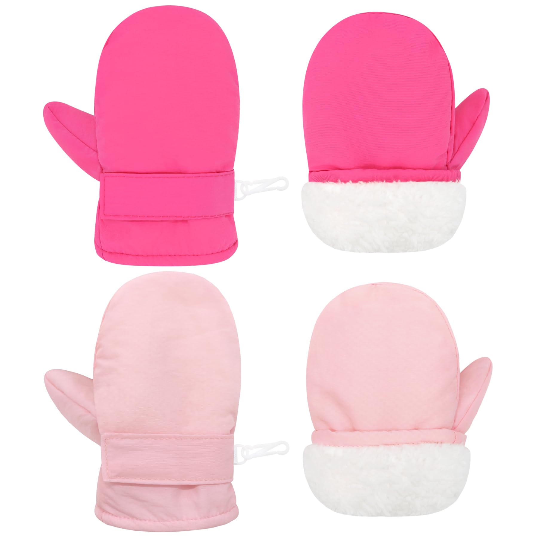Olreco - Manoplas impermeables para niños pequeños, guantes de nieve para niños, guantes de nieve para niños, guantes de bebé, manoplas de invierno, para niños pequeños y niñas