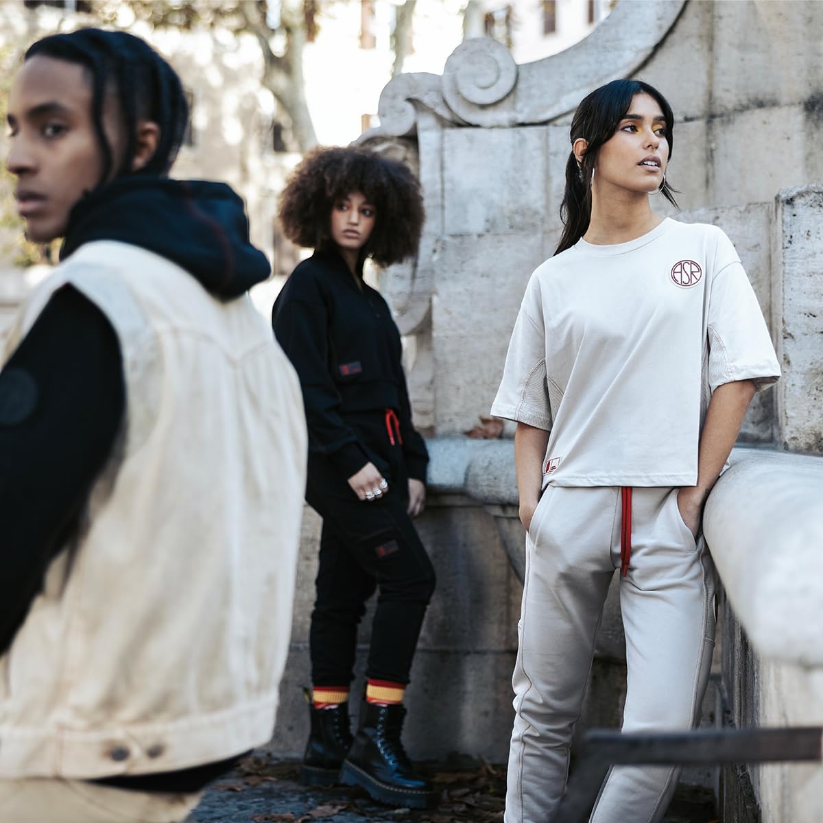 AS Roma Jogger Pants White Woman - Kombinezon Kobiety