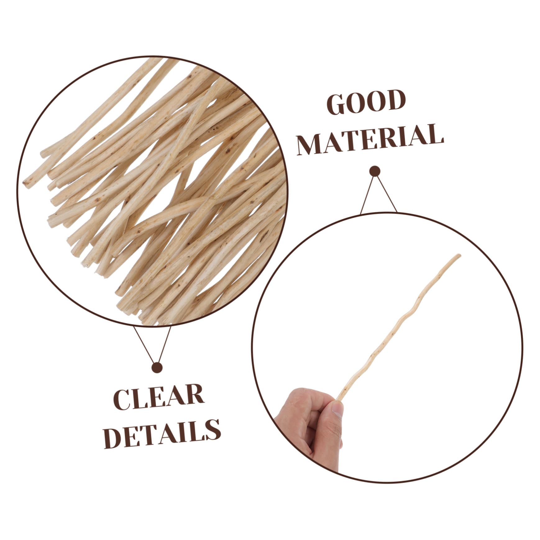FRCOLOR 150stücke Diffuser Sticks Natürliche Rattanstäbchen Für Ätherische Öle Schnell Duftend Für Wohnzimmer Schlafzimmer Und Küche Für Angenehme Raumerfrischung