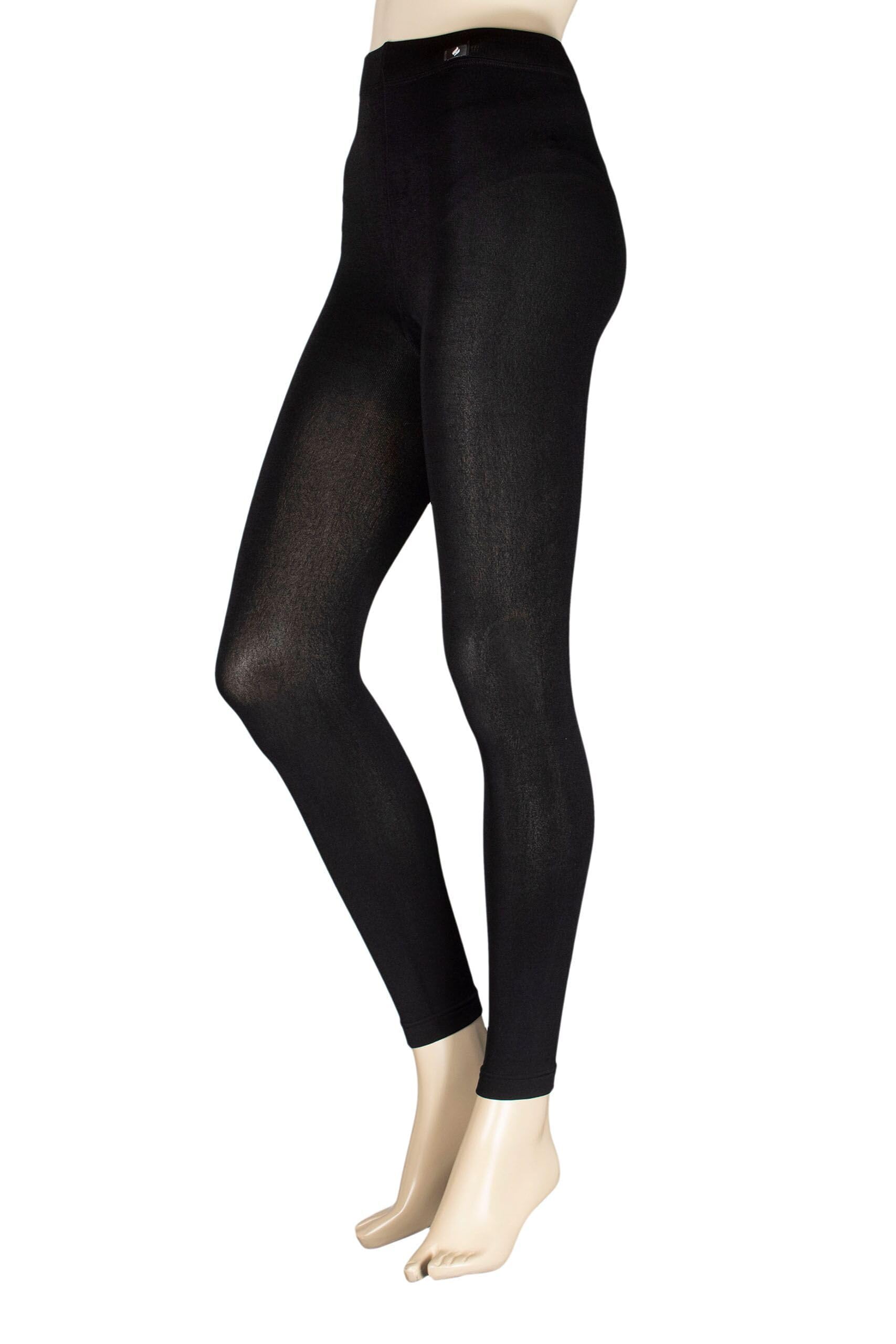 Heat Holders Women's Black 1 Pair 0.52 Tog Thermal Footless Tights M