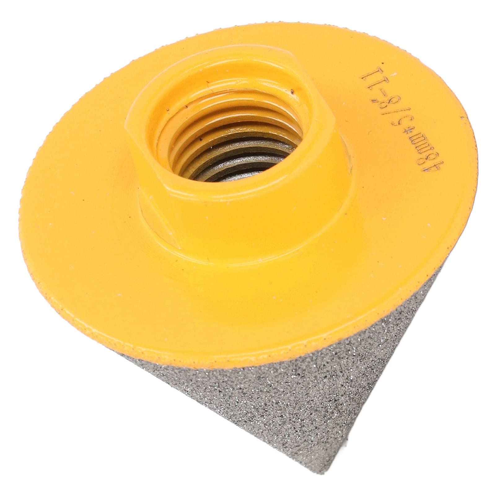 Wakects Punta Diamantata per Smussatura, Punta per Trapano Svasatore Diamantata Brasata Sotto Vuoto 5 8 Pollici 11, Fresatura per Allargamento Fori a 60 Gradi per Installatori di Piastrelle in (48 mm)