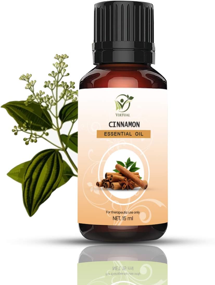 VIRTUAL 100% Pure, Natural And Undiluted Cinnamon Bark Essential Oil 100Ml