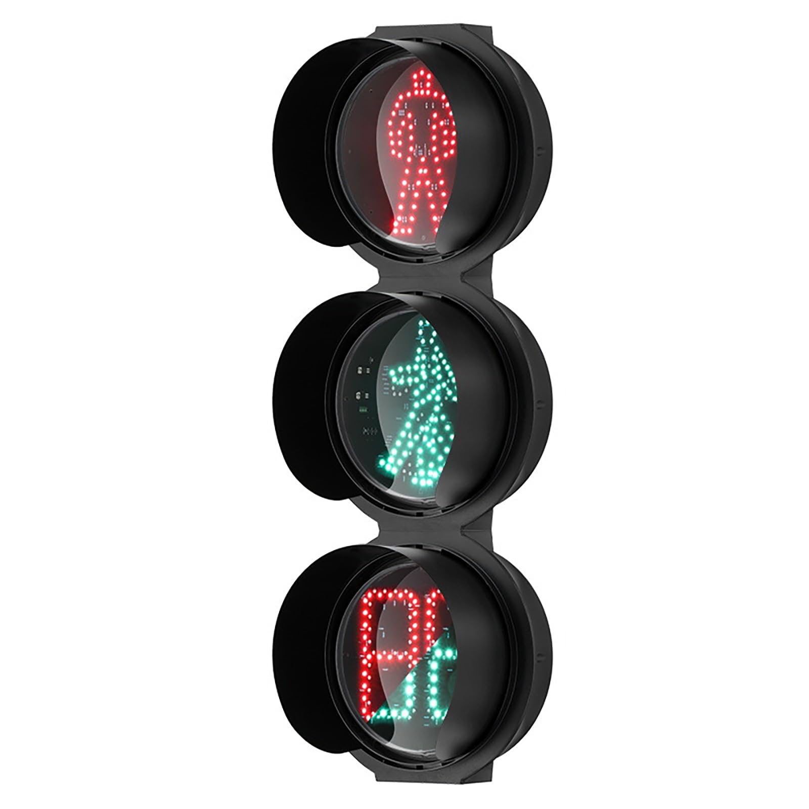 Światła drogowe, czerwone/zielone światło stop and go, obudowa PC, wodoodporne przemysłowe światła drogowe, niezmotoryzowane światła drogowe dla pieszych, do dróg, kabin poboru opłat, zatoki dokującej