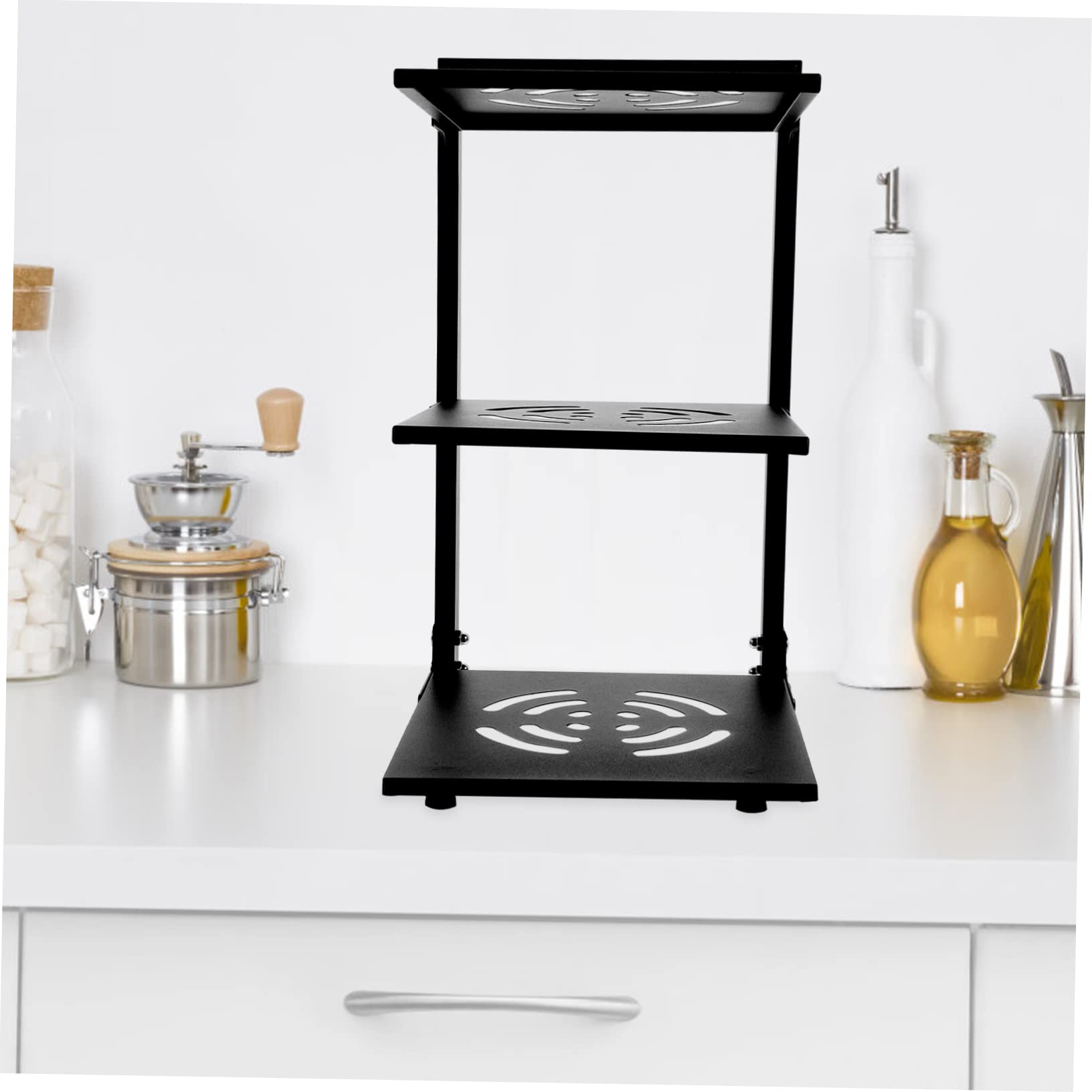 COLLBATH Organizer Per Pentole e Padelle Sottolavello Rastrelliera in Acciaio Al Carbonio Design Scatto Per Spaziatura Multiuso Per Cucina e Bagno Contenitore Ordinato Per Oggetti Da Toelet