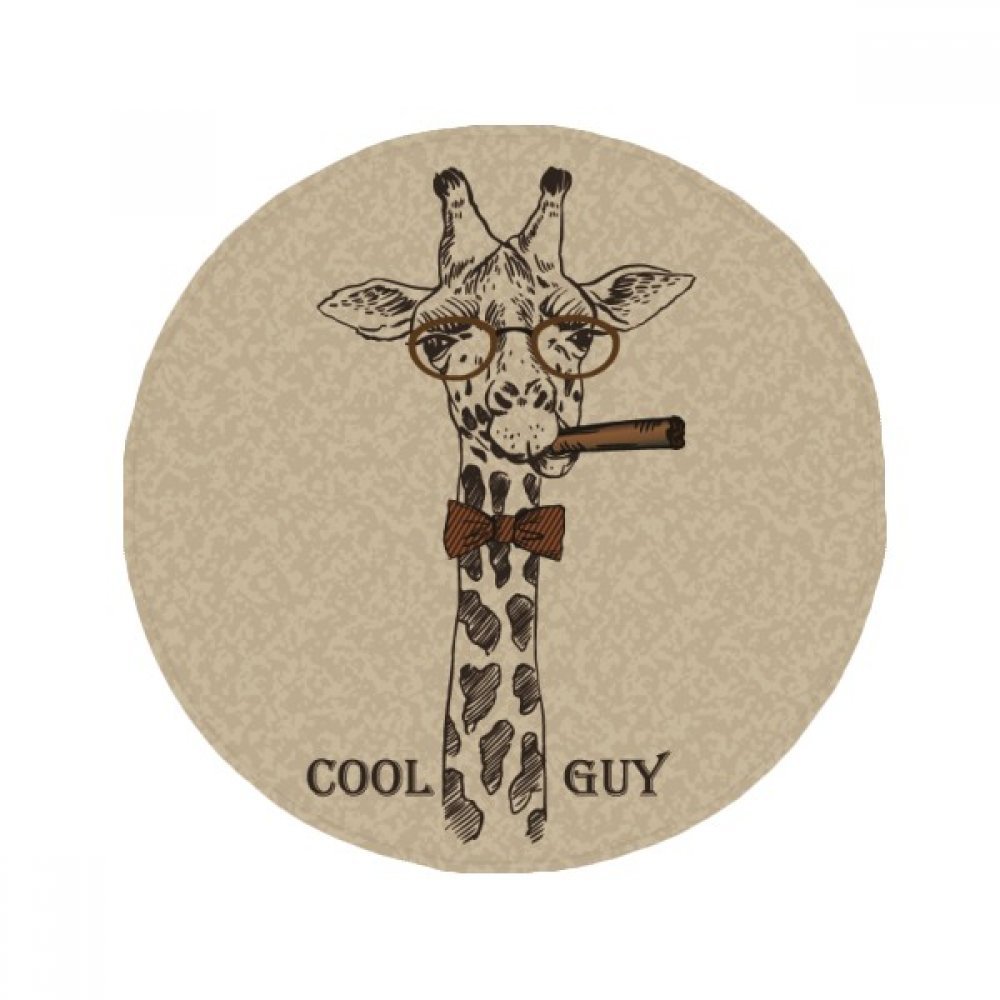 Tapis de sol girafe multicolore 50cm un cadeau original pour décorer une entrée ou un salon