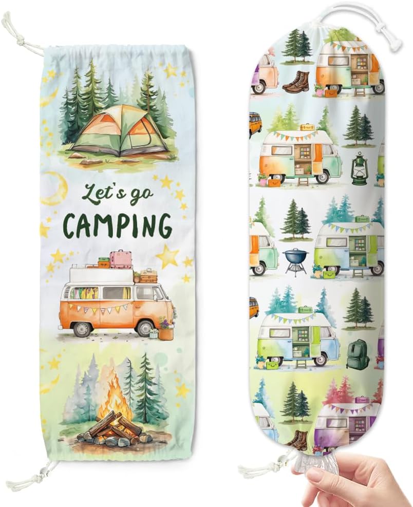 2Pcs Camper Campfire Tent Bag Holder 23" x 9"