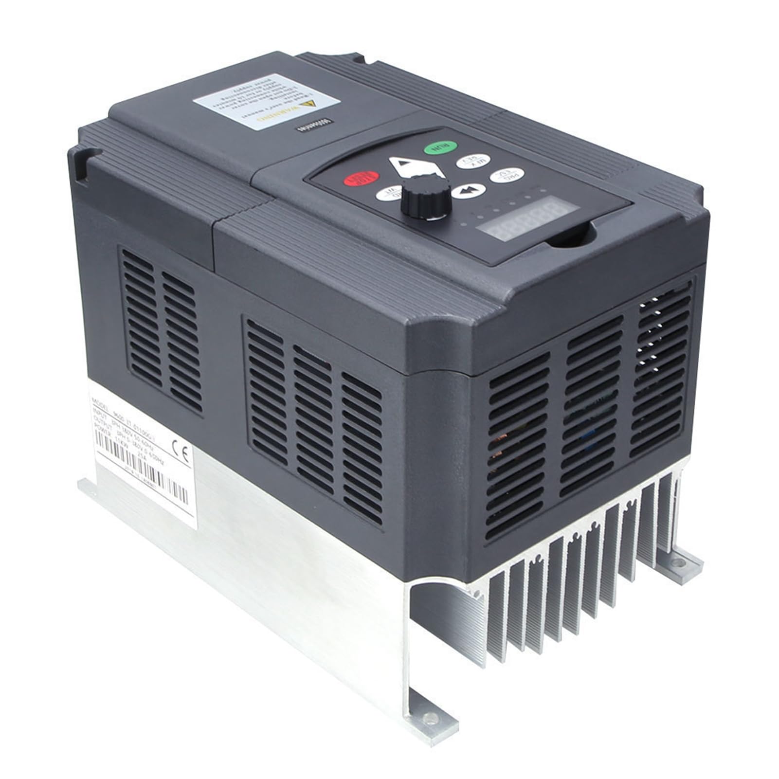 Fdit Variateur de Fréquence 11 KW 380 VAC Triphasé, Contrôle Vectoriel V/F, 0-600 Hz, 150x220x172 mm, pour Automatisation Industrielle