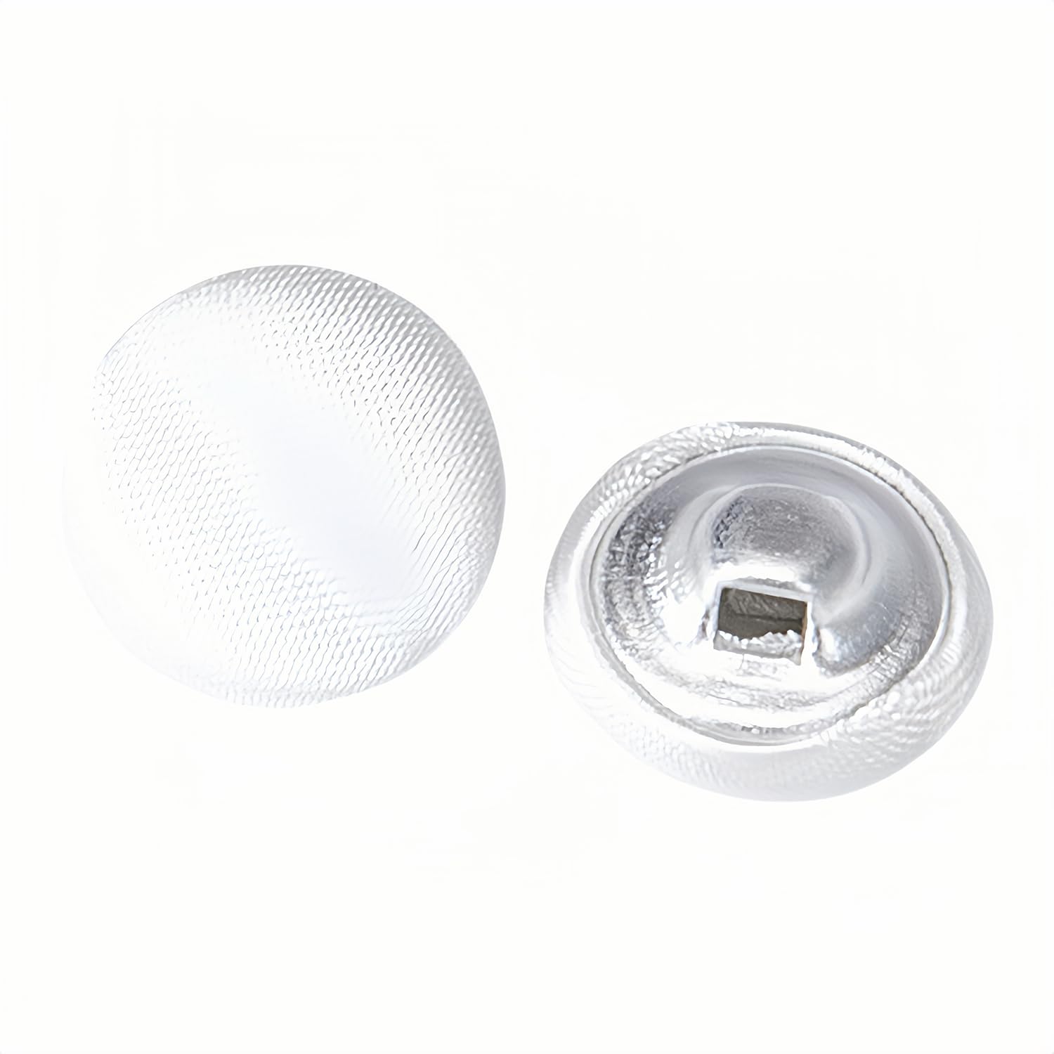 10 Pcs Satin Covered Metal Shank Buttons Cloth Buttons for Wedding Dress Tuxedo Suits, Off White, 23mm
