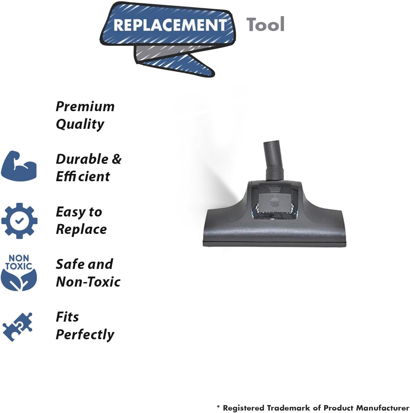 Replacement Part For wessel werks TK286 Vacuum Cleaner 1 1/4, 32mm Turbo Tool # compare to part 14.6092-302