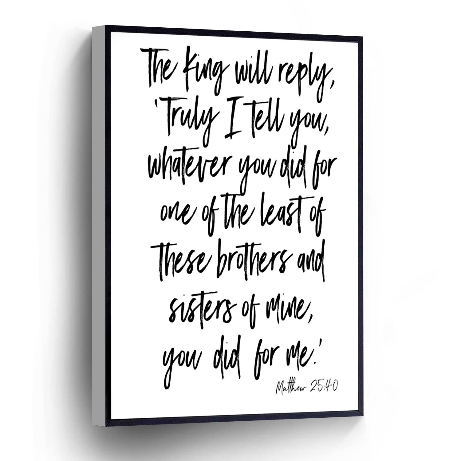 Matthew 25 40 Art