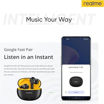 realme Buds T100 Bluetooth Kulaklık RMA2109 Beyaz