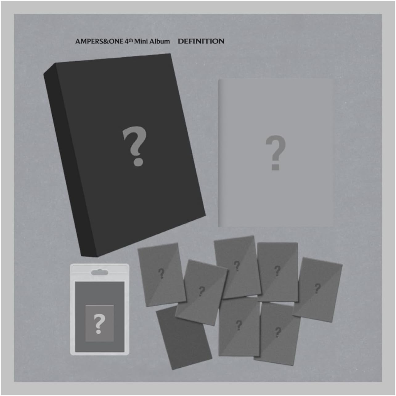 (HERE Version) AMPERS&ONE DEFINITION 4th Mini Album with Tracking AMPERSANDONE