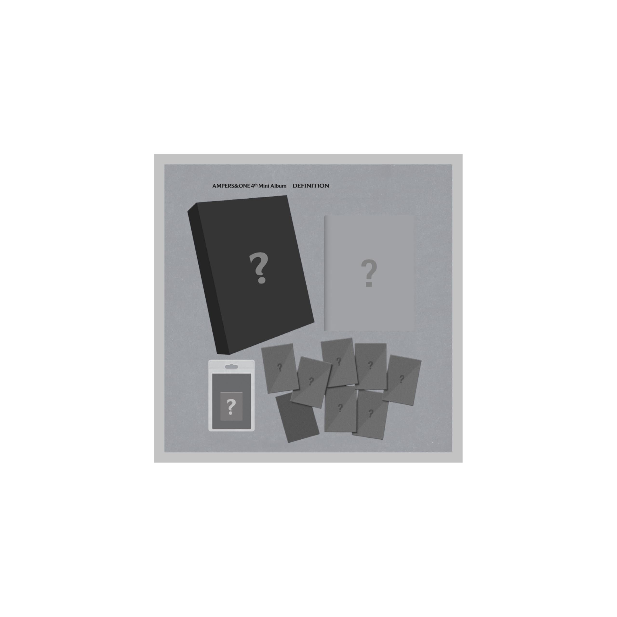 (Zestaw 4 wersji: 1WE+ARE+HERE+1FaNCy) AMPERS & ONE DEFINITION 4. mini album ze śledzeniem AMPERSANDONE