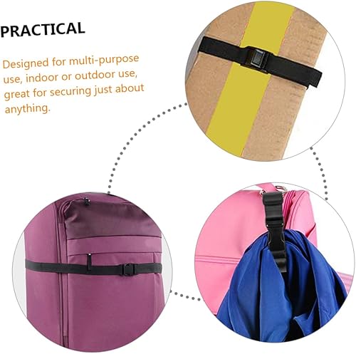 Miniatura 4 de YARNOW 12 correas de amarre para camiones, correas de tabla de surf, correas elásticas para equipaje, correa de nailon, correas de equipaje de