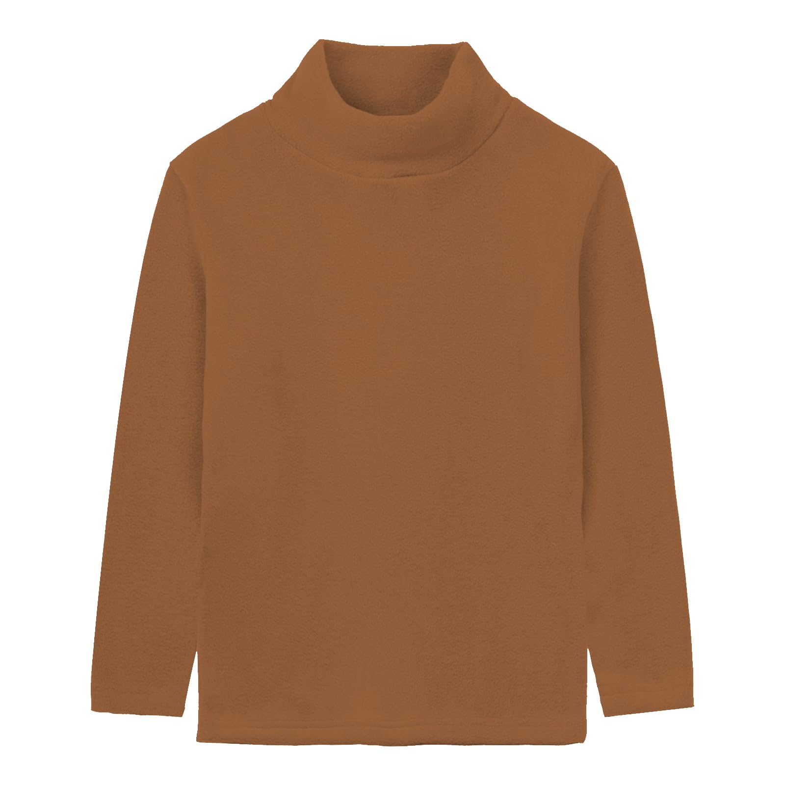 LittleSpring Unisex Boys Girls Polar Fleece Shirt Base Turtleneck Top (2-14 Years)