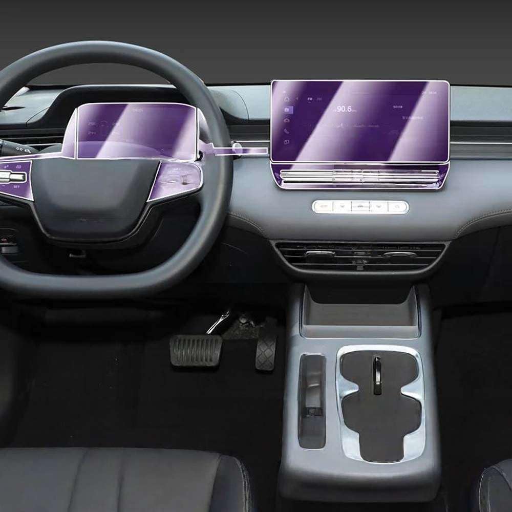 Pellicola Protettiva Trasparente per Pannelli Interni Auto, per Roewe D6 EV 2025, Accessori AntiGraffio