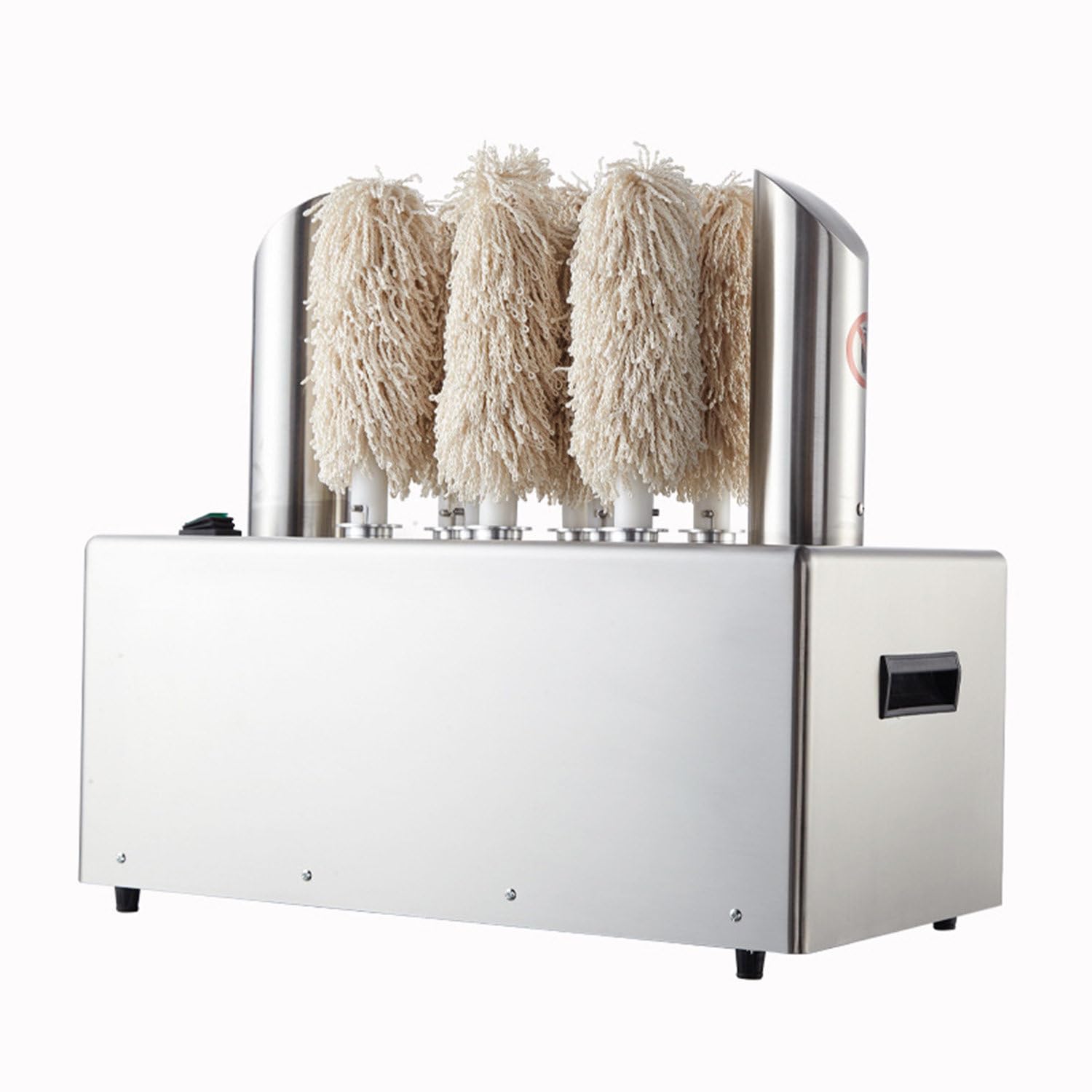 SICWEDIM Wine Glass Polishing Machine,Wiping Machine,5/8 Heads Commercial Electric Wine Glass Polishing Machine with Instant Heating and Drying Design,for Bars/Restaurants/Hotels (8heads)