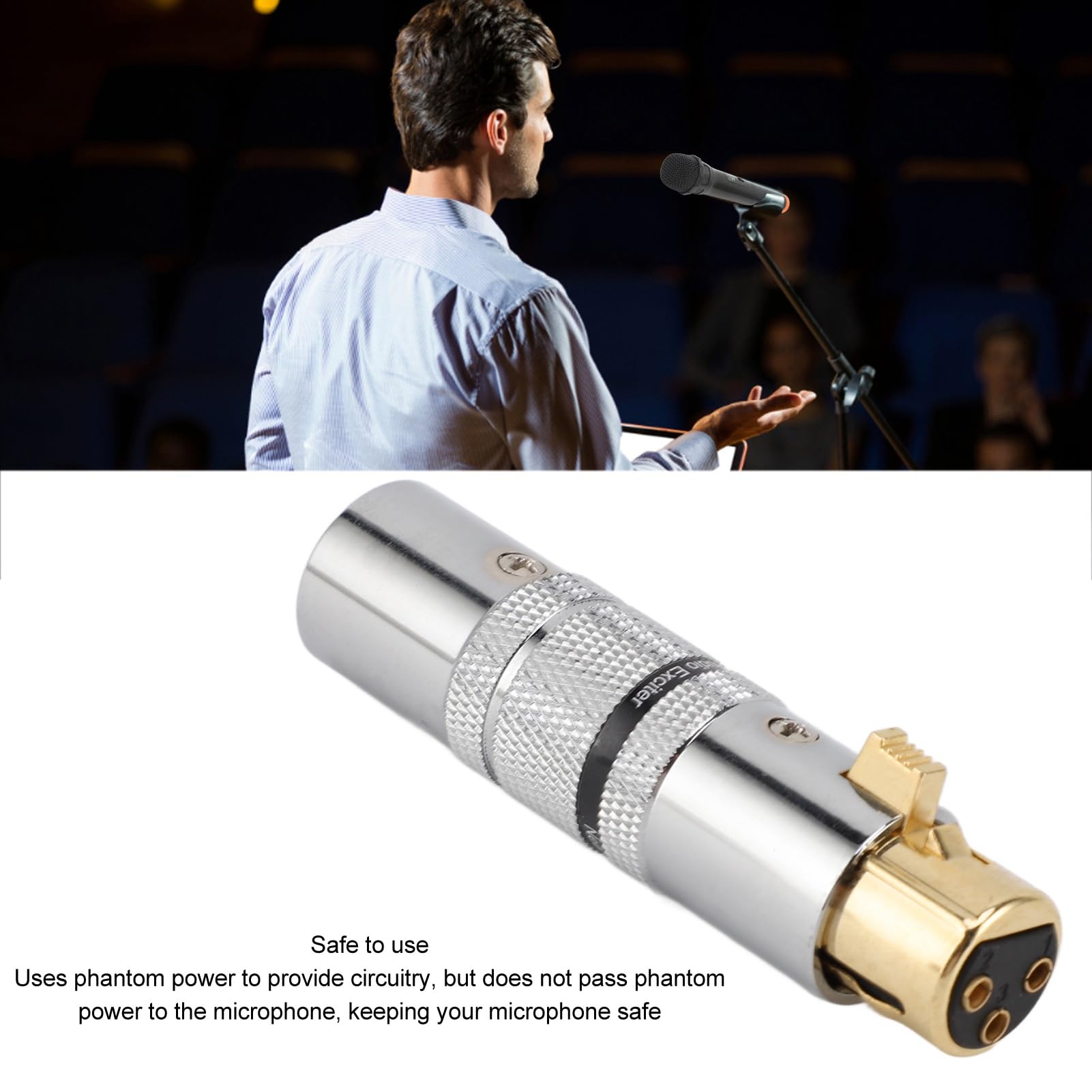 Klark Teknik Mic Booster CT 1 Amplificador de Micrófono Dinámico Compacto con Preamplificador, bajo Ruido, Calidad de Sonido Superior, Fácil de Conectar, para Micrófonos de Banda