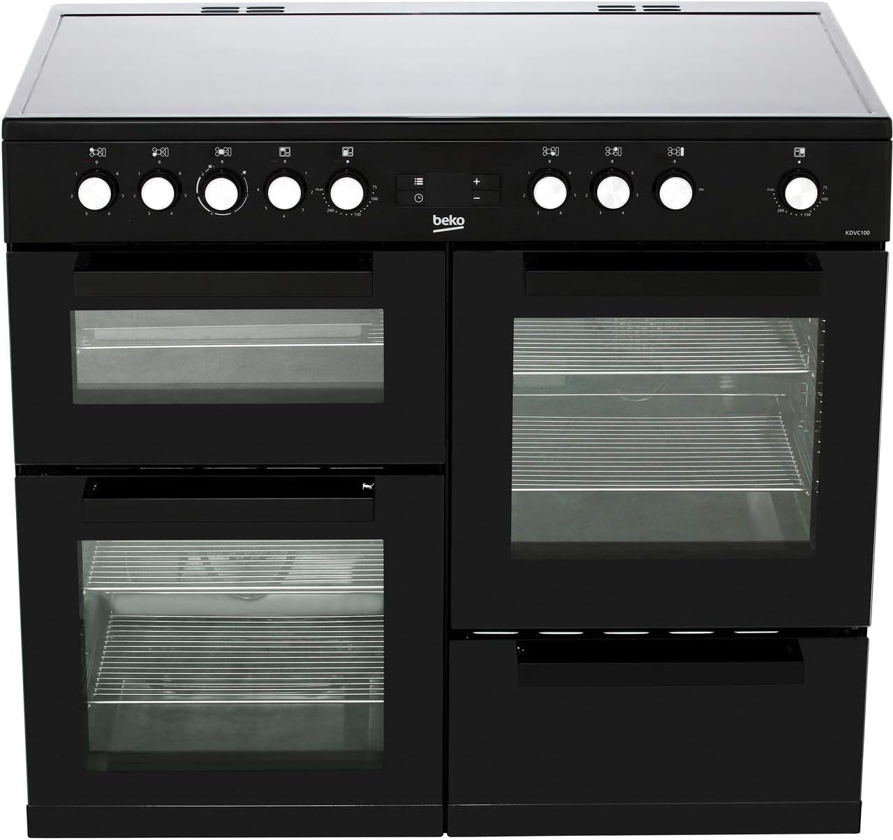 beko kdvc100x 100cm electric range cooker